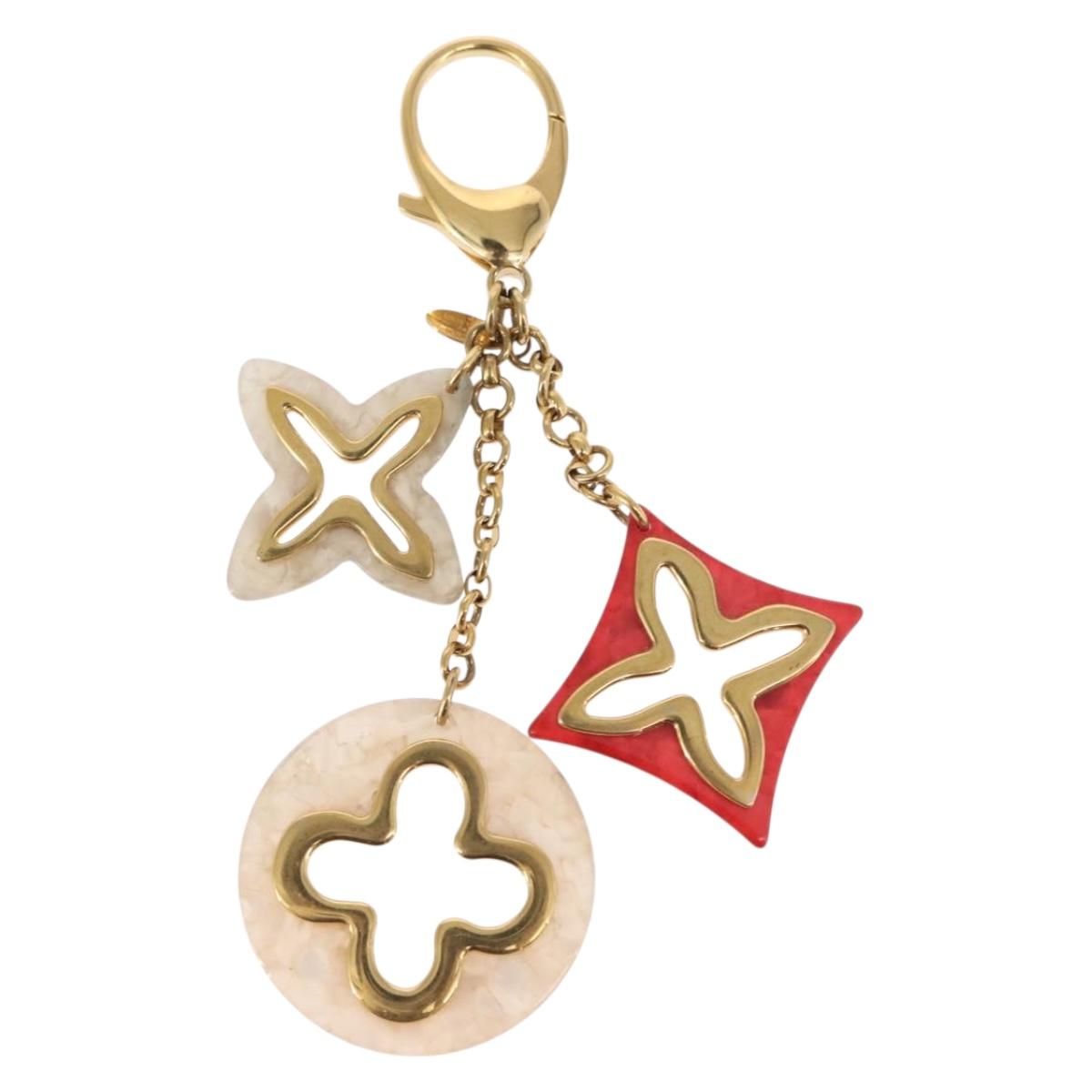 LOUIS VUITTON Bijoussac Ansolence Bag Charm Gold Tone M66884 LV Auth 150314