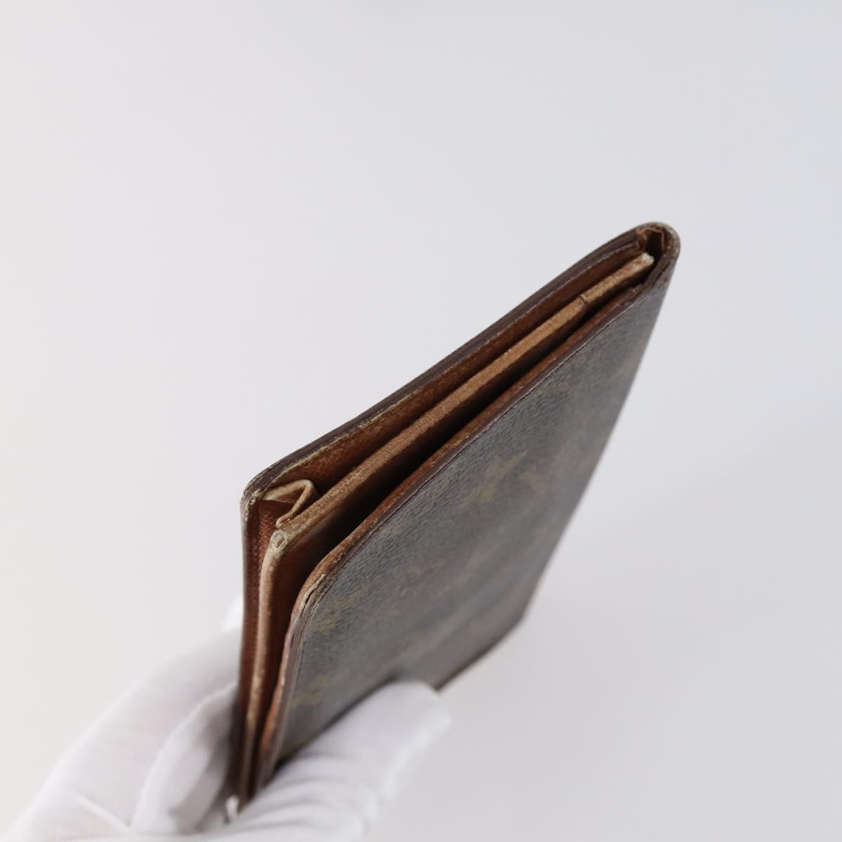 LOUIS VUITTON Monogram Epi Wallet 3 Set Black LV Auth 150323