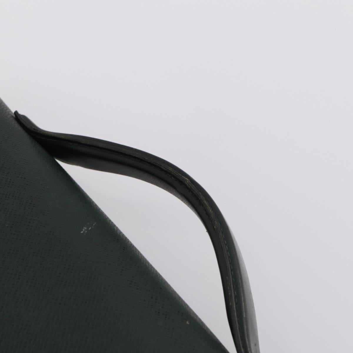 LOUIS VUITTON Taiga Business Bag 2 Set Green Bordeaux LV Auth 150327