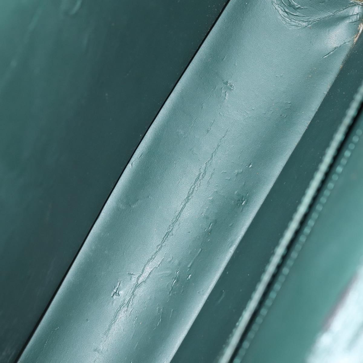 LOUIS VUITTON Taiga Business Bag 2 Set Green Bordeaux LV Auth 150327