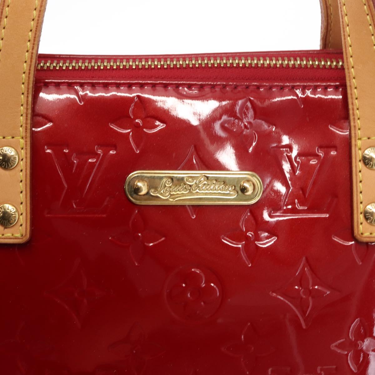 LOUIS VUITTON Monogram Vernis Bellevue PM Bag Pomme D'amour M93583 Auth 150365