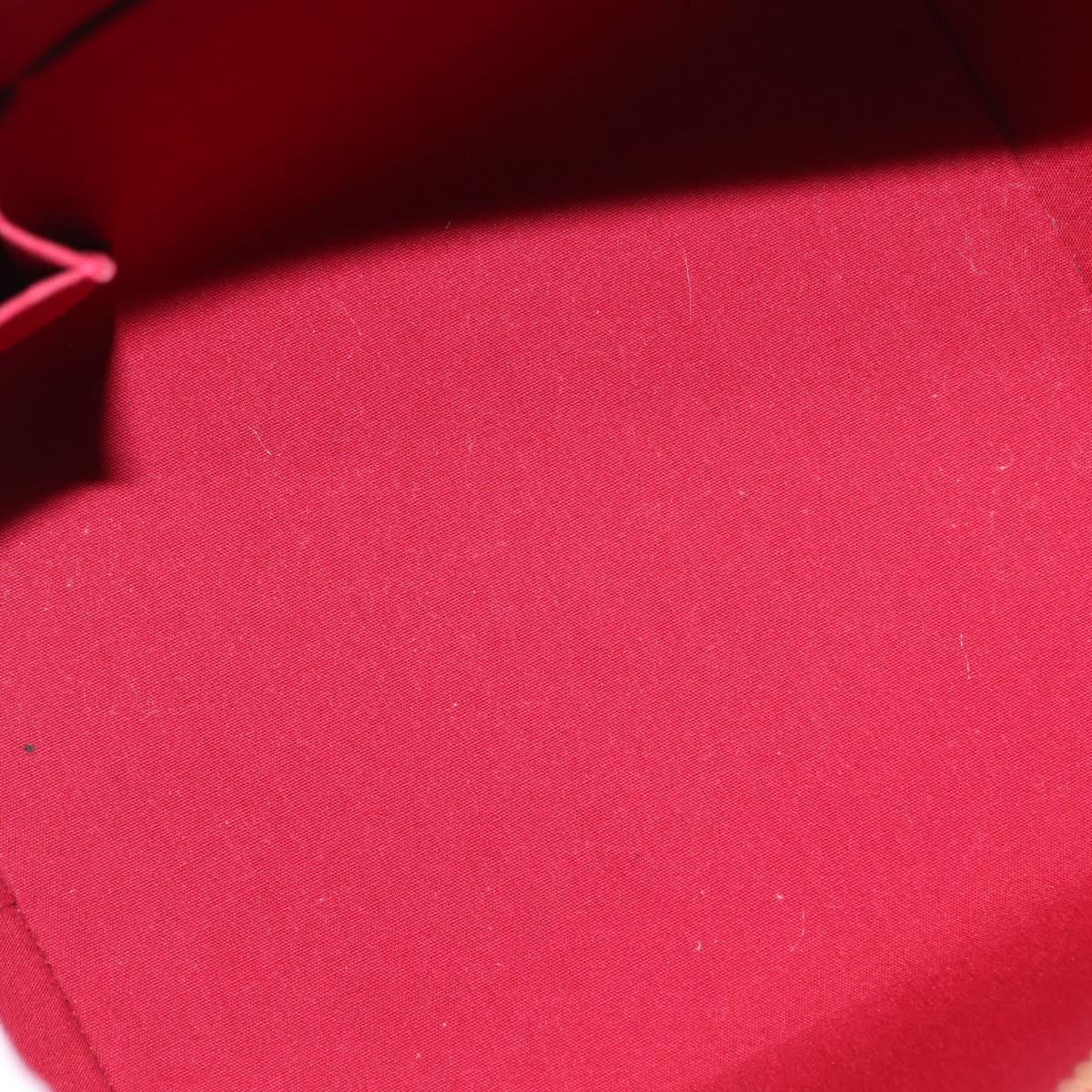 LOUIS VUITTON Monogram Vernis Bellevue PM Bag Pomme D'amour M93583 Auth 150365