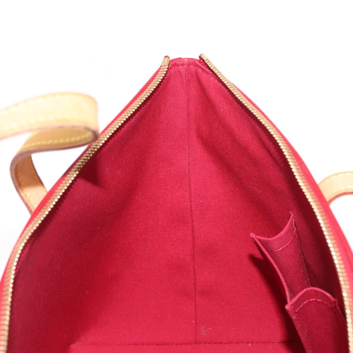 LOUIS VUITTON Monogram Vernis Bellevue PM Bag Pomme D'amour M93583 Auth 150365