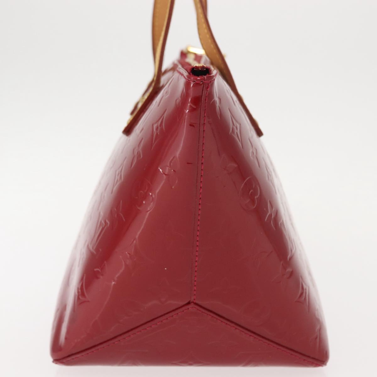 LOUIS VUITTON Monogram Vernis Bellevue PM Bag Pomme D'amour M93583 Auth 150365