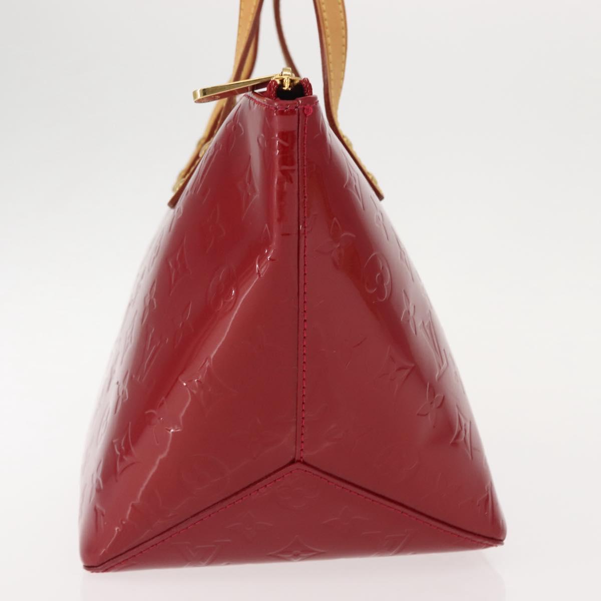 LOUIS VUITTON Monogram Vernis Bellevue PM Bag Pomme D'amour M93583 Auth 150365