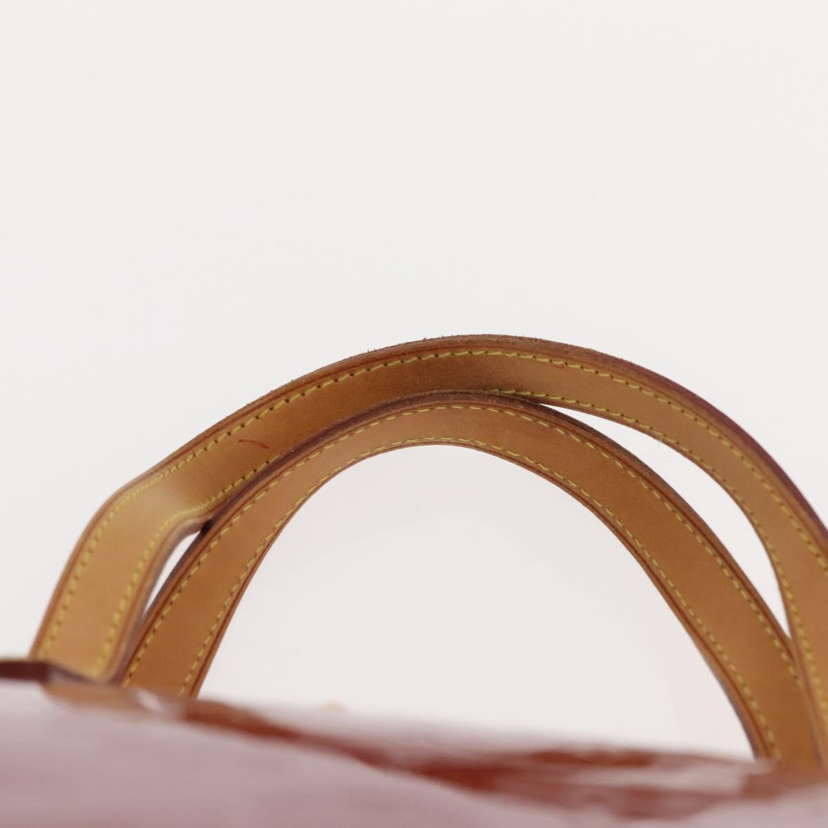 LOUIS VUITTON Monogram Vernis Bellevue PM Bag Pomme D'amour M93583 Auth 150365