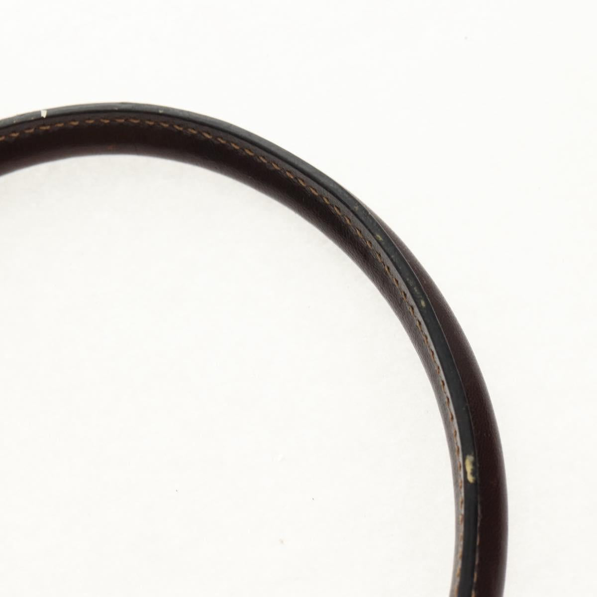 FENDI Zucca Canvas Hand Bag 2way Black Brown Auth 150372