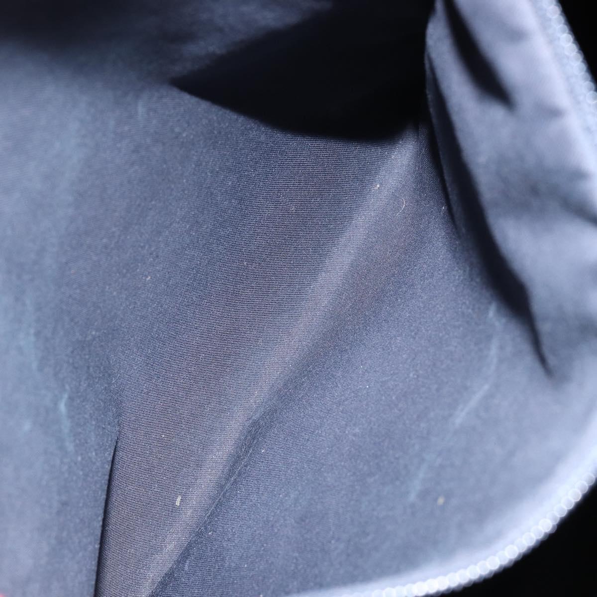 GUCCI GG Crystal Tote Bag Coated Canvas Navy Gold 131233 Auth 150381