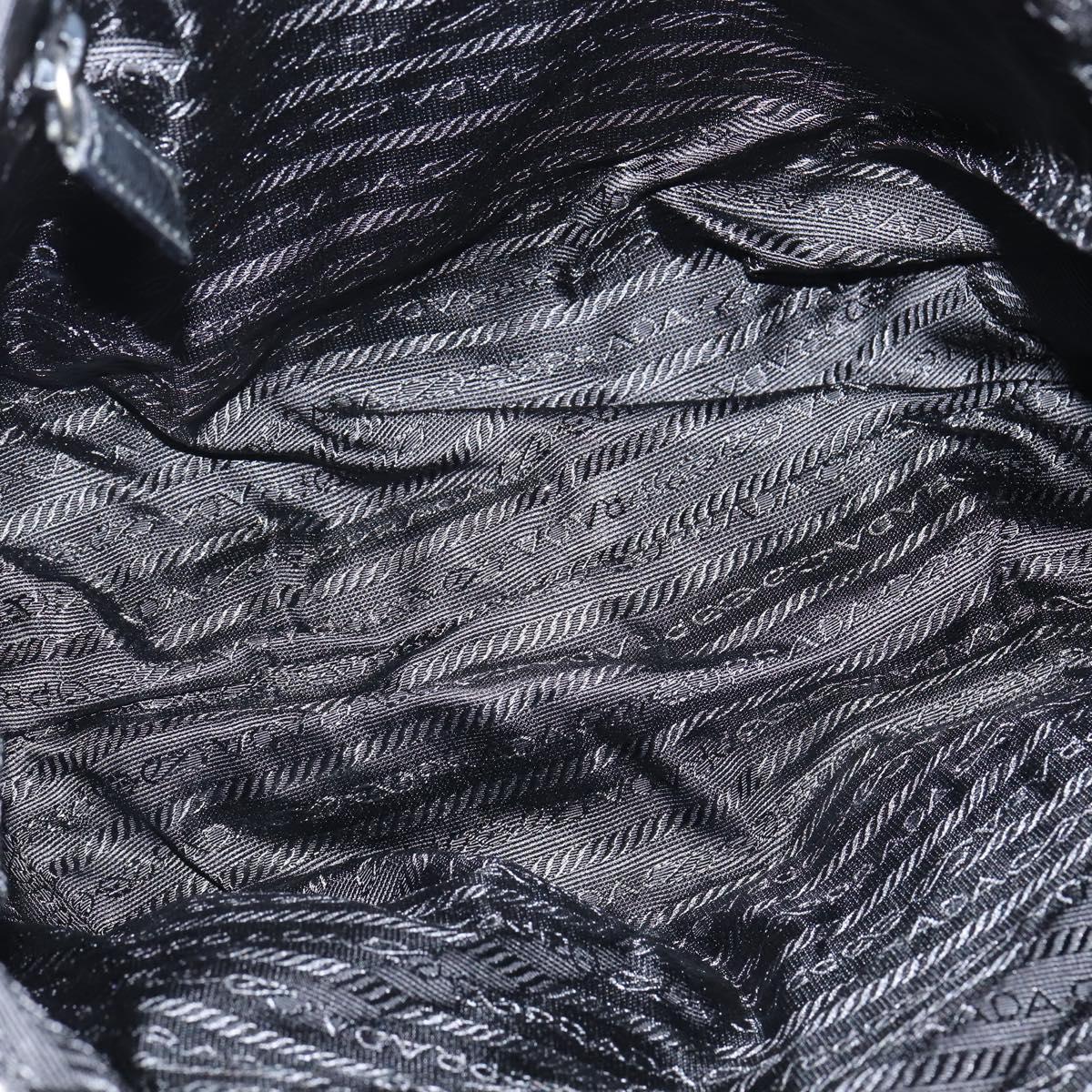 PRADA Shoulder Bag Nylon Pink Silver Auth 150388