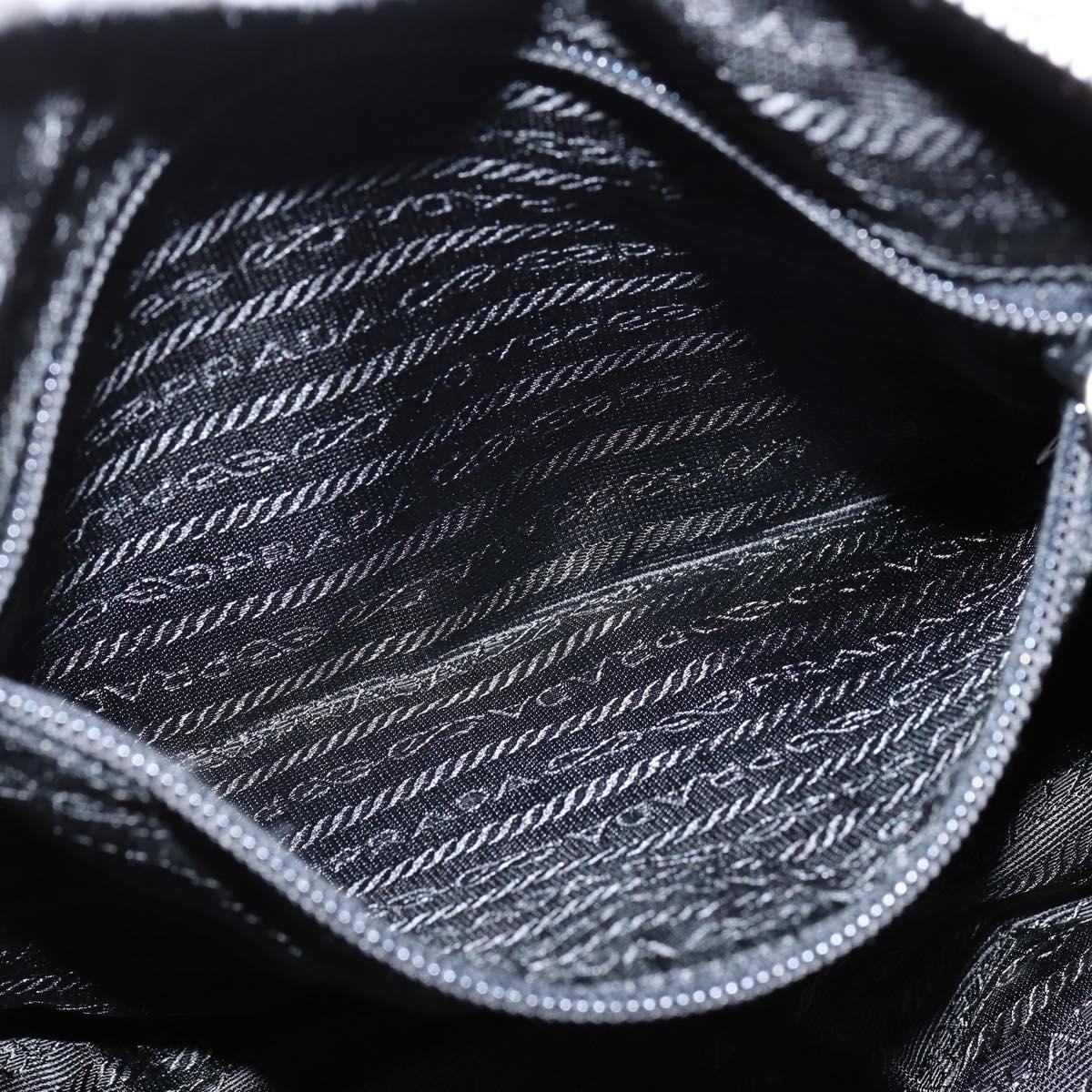 PRADA Shoulder Bag Nylon Pink Silver Auth 150388