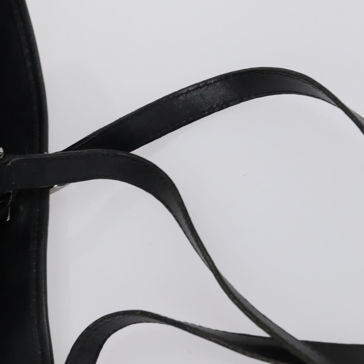 GUCCI GG Canvas Tote Bag 2 Set Light Blue Black Auth 150393