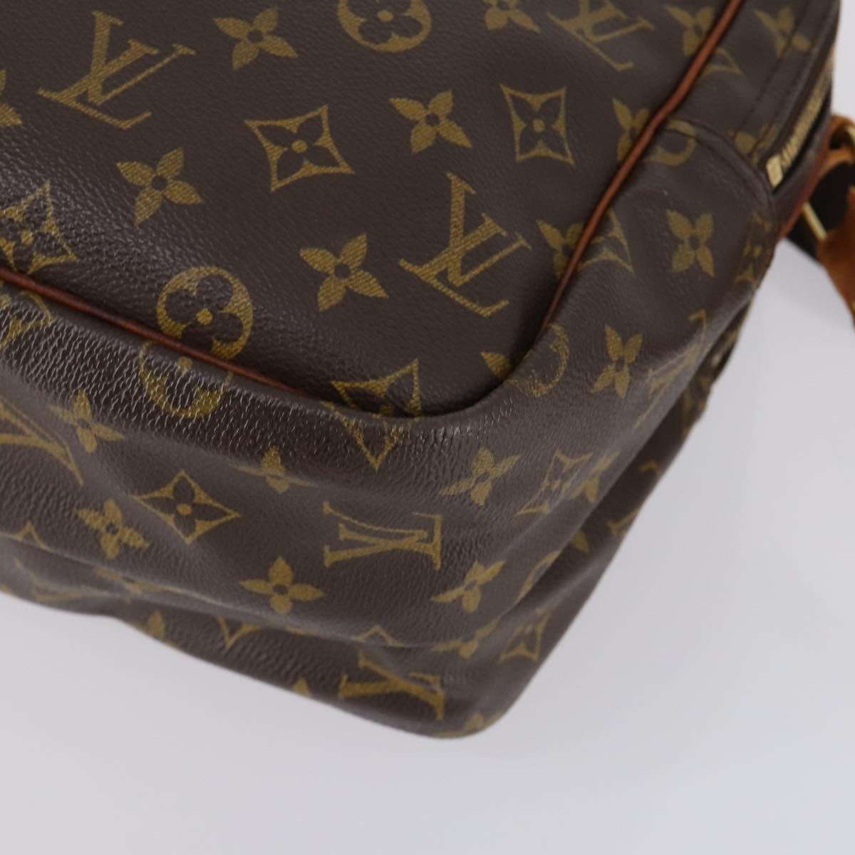 LOUIS VUITTON Monogram Reporter GM Shoulder Bag M45252 LV Auth 150397