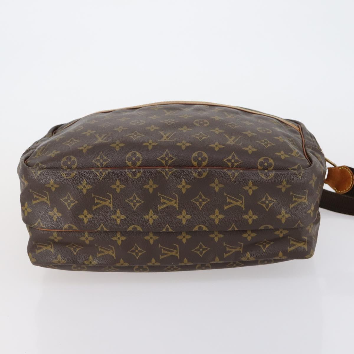 LOUIS VUITTON Monogram Reporter GM Shoulder Bag M45252 LV Auth 150397