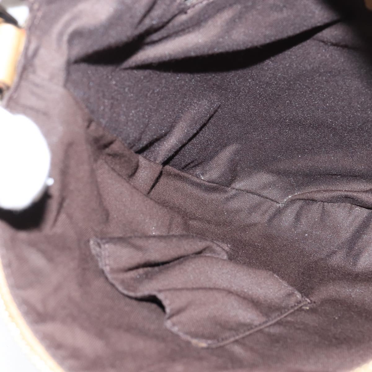 GUCCI GG Crystal Shoulder Bag Gold 203257 Auth 150404