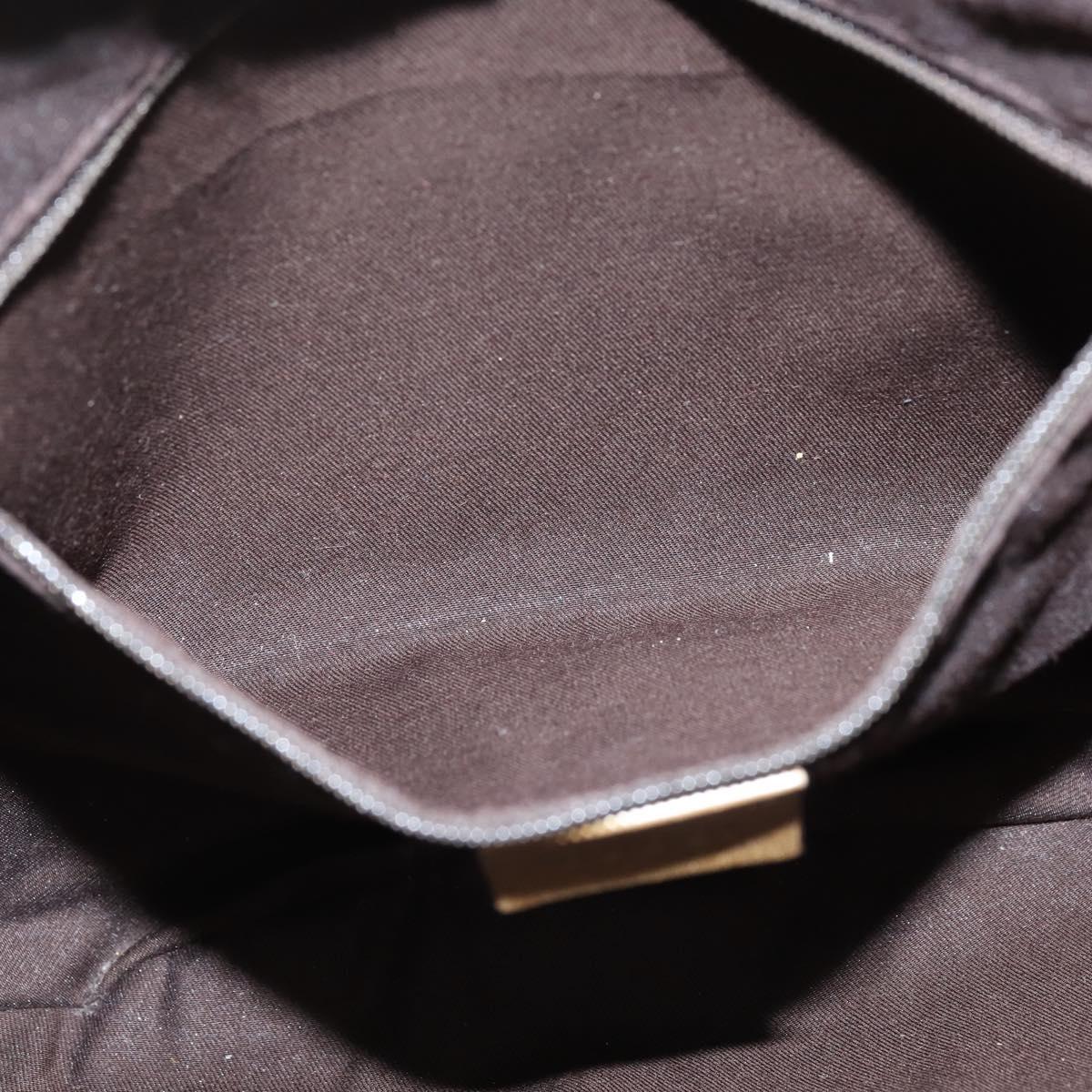 GUCCI GG Crystal Shoulder Bag Gold 203257 Auth 150404