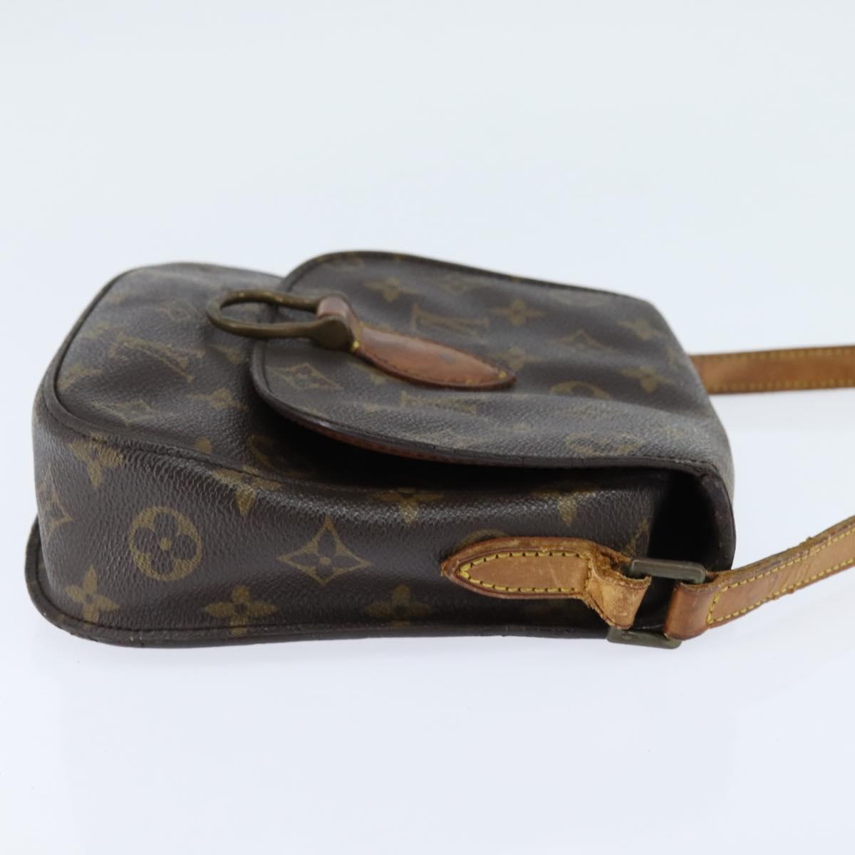 LOUIS VUITTON Monogram Saint Cloud MM Shoulder Bag M51243 LV Auth 150421