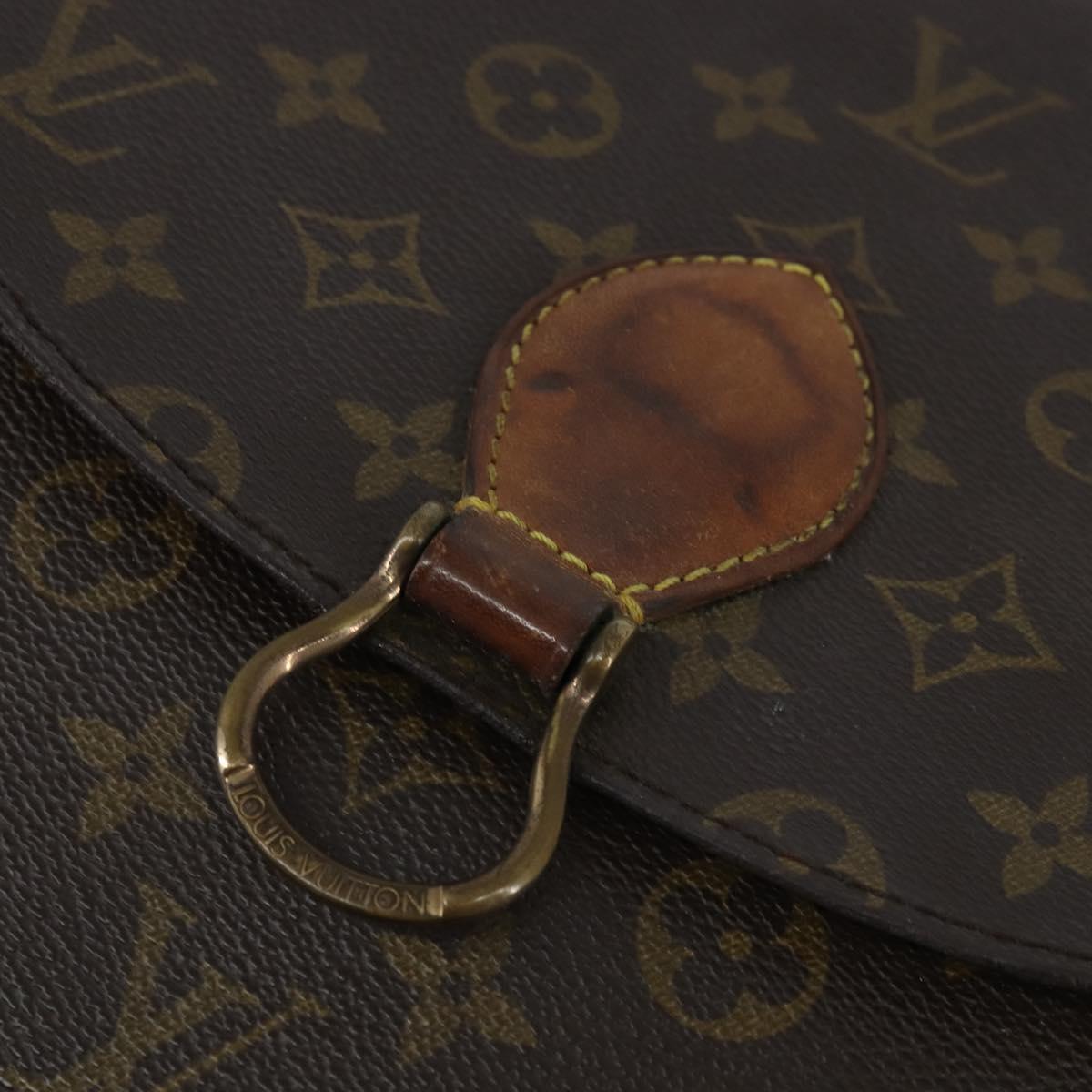 LOUIS VUITTON Monogram Saint Cloud GM Shoulder Bag M51242 LV Auth 150422