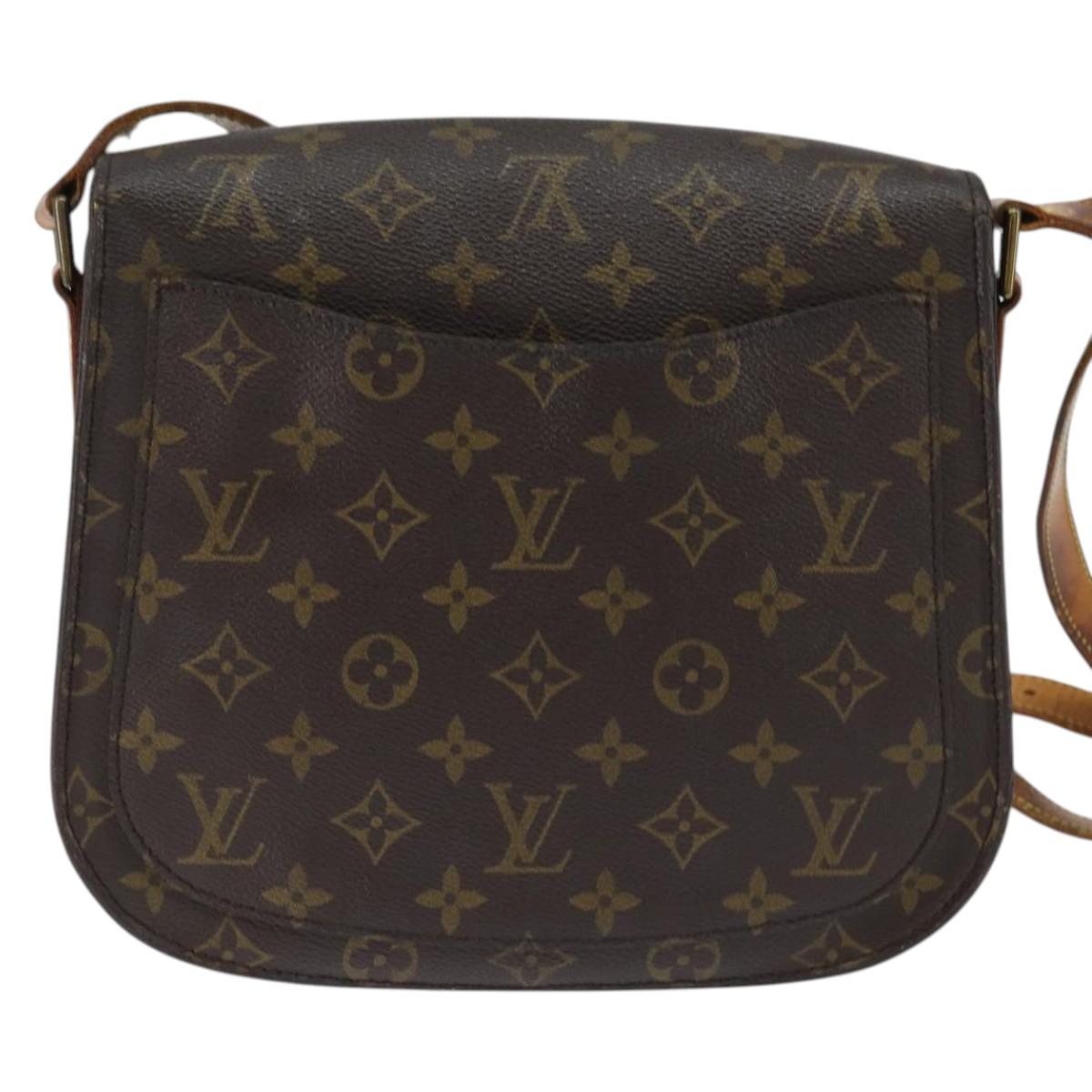 LOUIS VUITTON Monogram Saint Cloud GM Shoulder Bag M51242 LV Auth 150422