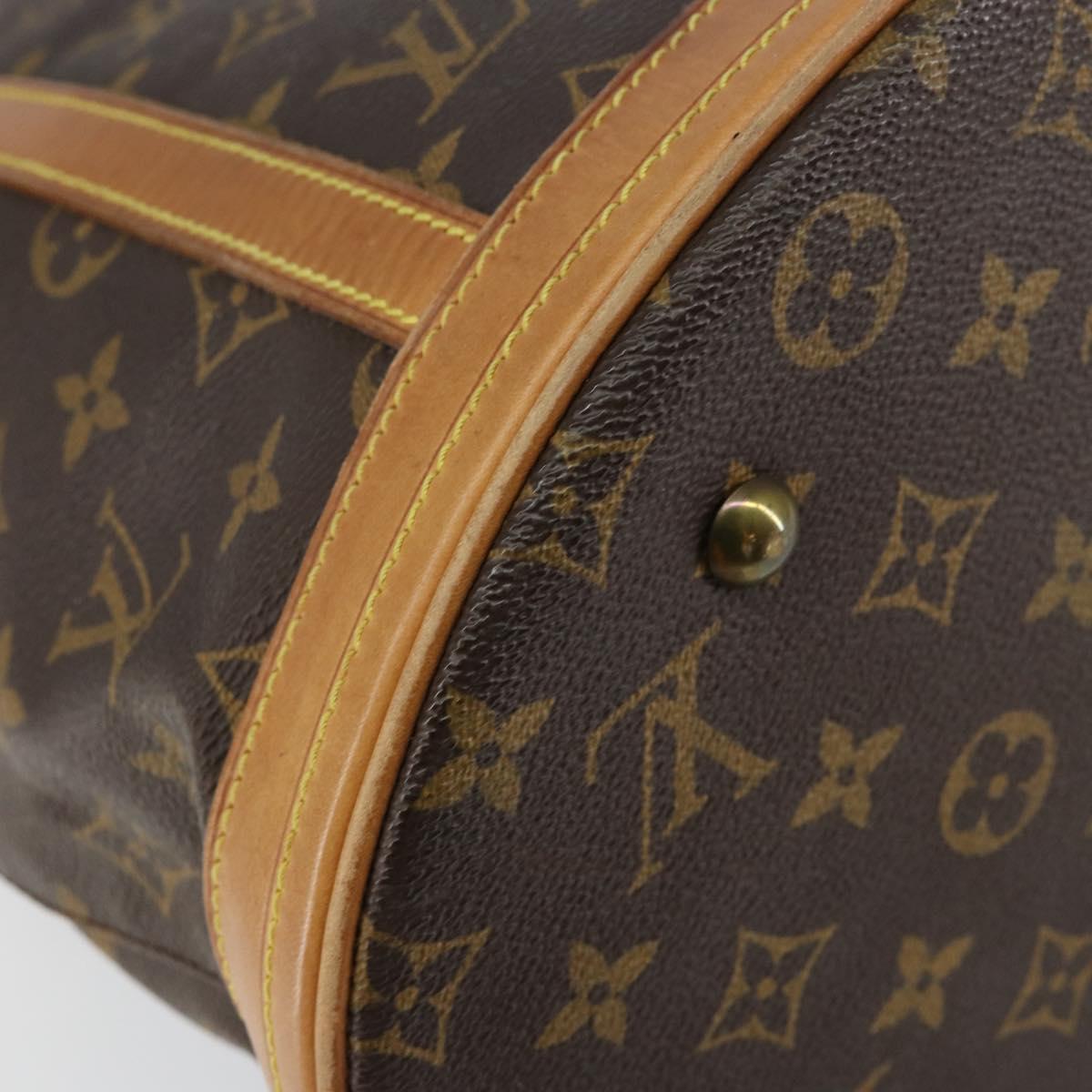 LOUIS VUITTON Monogram Bucket GM Shoulder Bag M42236 LV Auth 150424