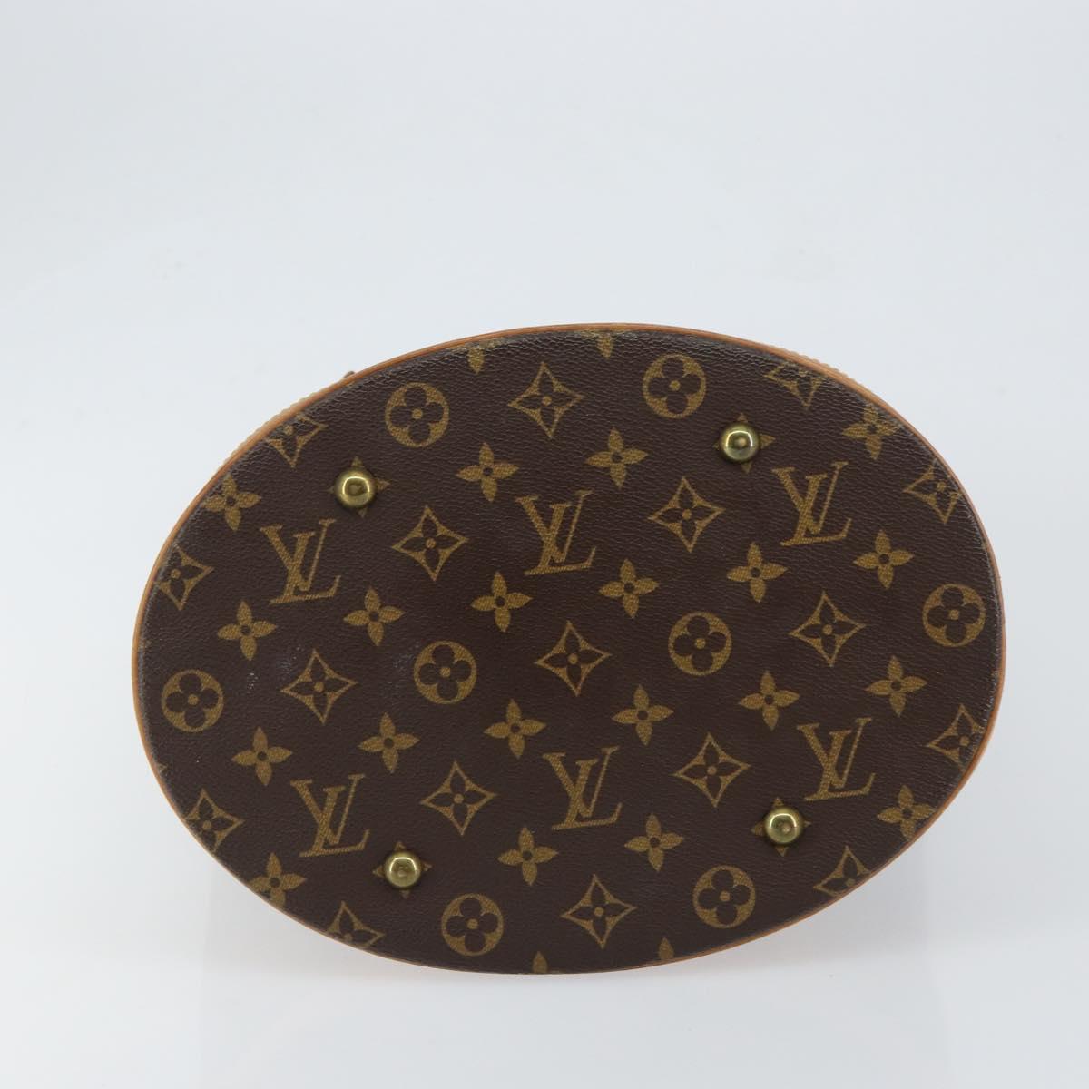 LOUIS VUITTON Monogram Bucket GM Shoulder Bag M42236 LV Auth 150424