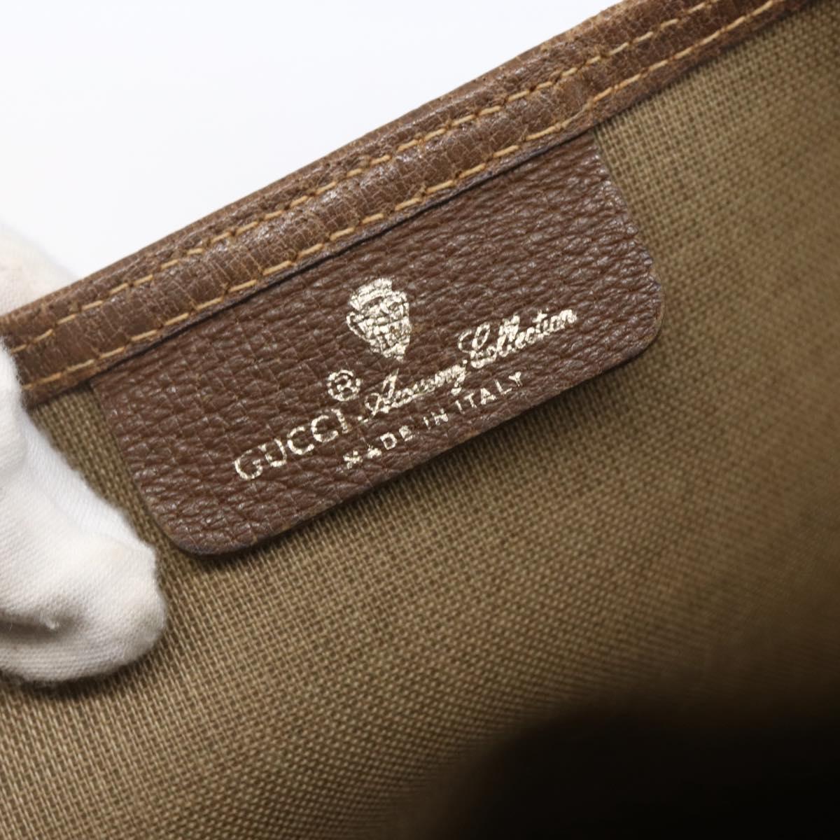 GUCCI GG Supreme Web Sherry Line Tote Bag PVC Beige Red 40 02 003 Auth 150427