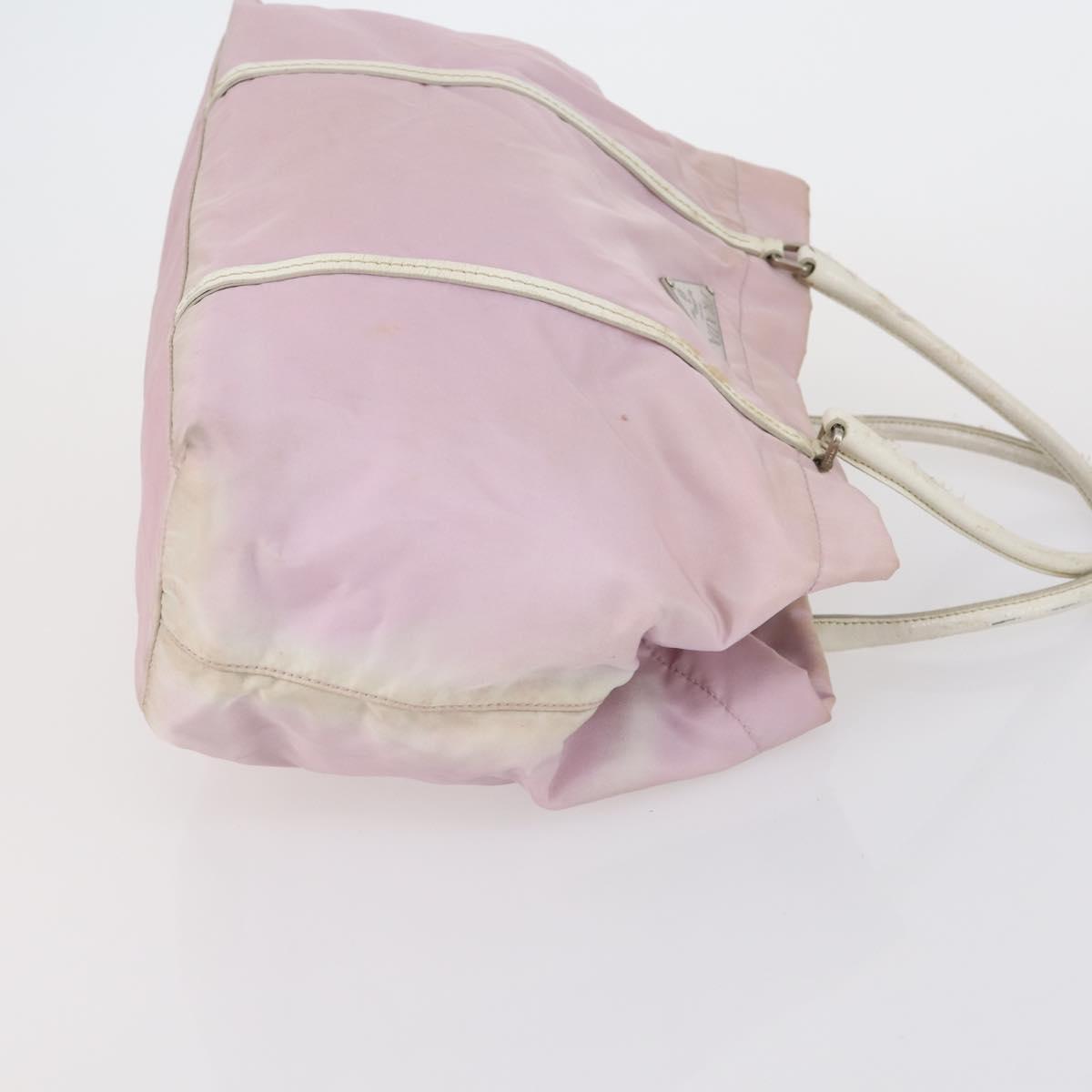 PRADA Shoulder Bag Nylon 3 Set Red Pink khaki Auth 150430