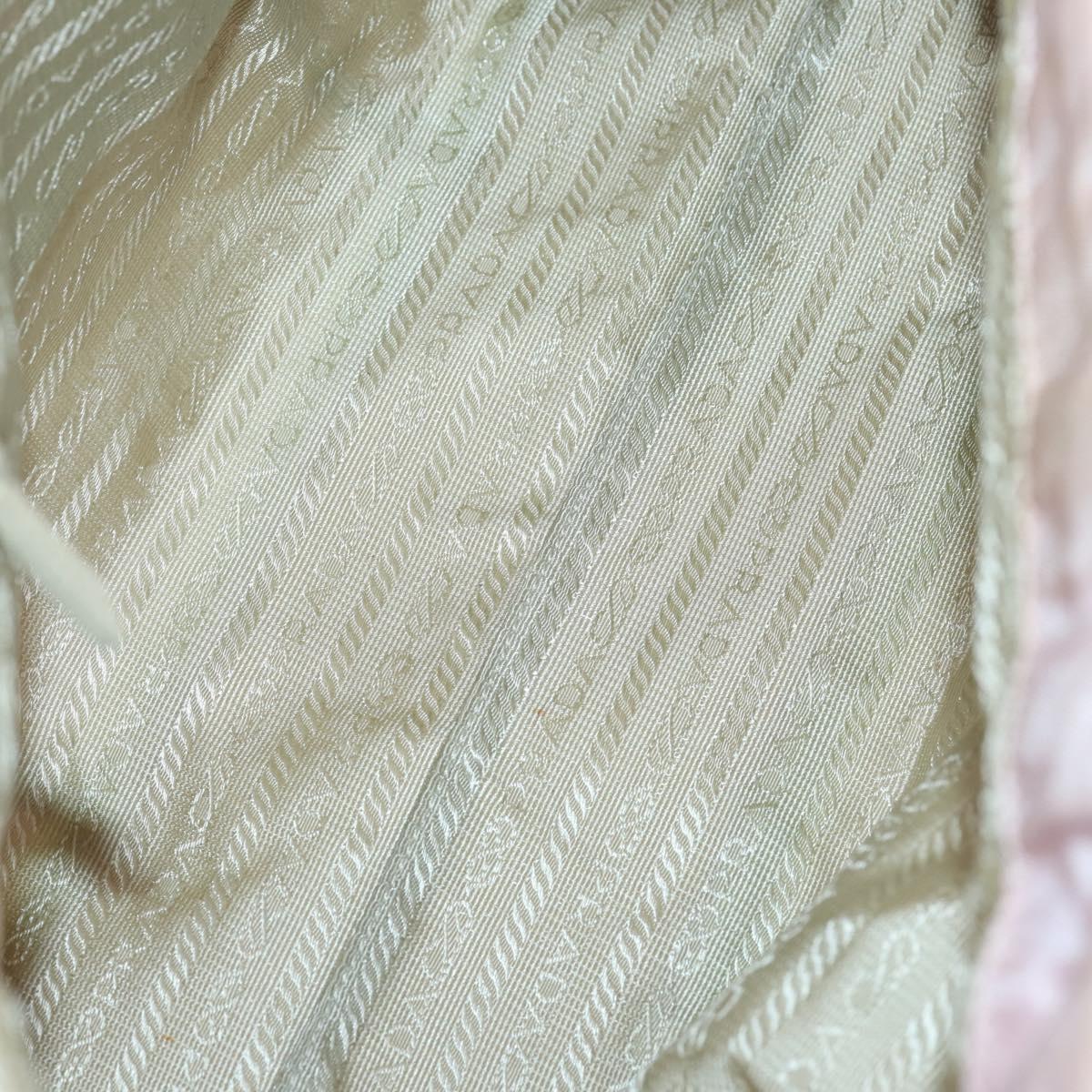 PRADA Shoulder Bag Nylon 3 Set Red Pink khaki Auth 150430