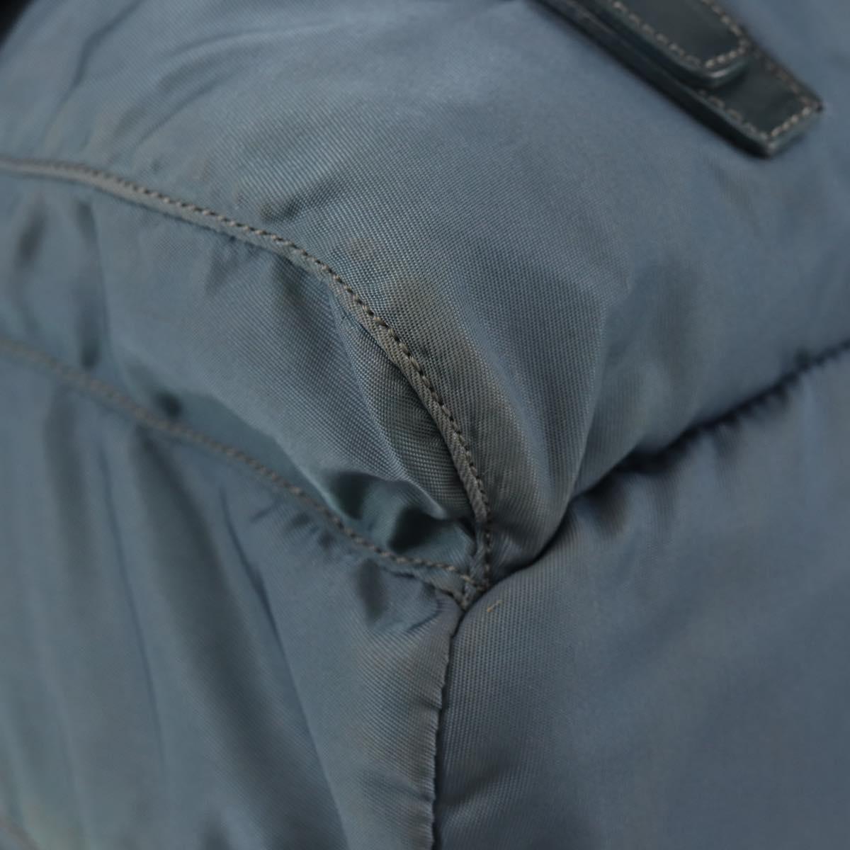 PRADA Backpack Nylon Light Blue Auth 150441