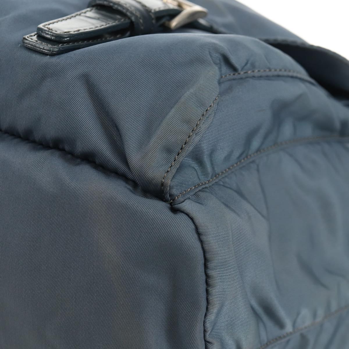 PRADA Backpack Nylon Light Blue Auth 150441