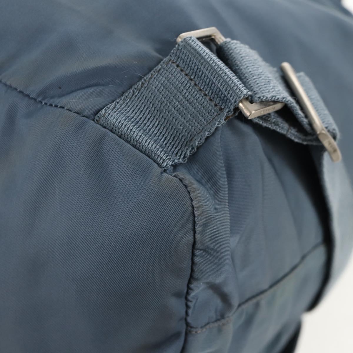 PRADA Backpack Nylon Light Blue Auth 150441