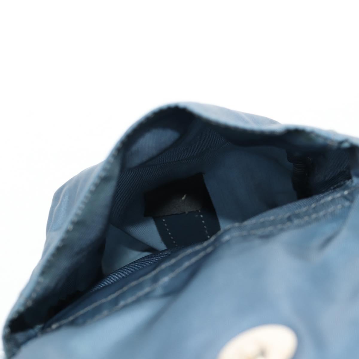 PRADA Backpack Nylon Light Blue Auth 150441