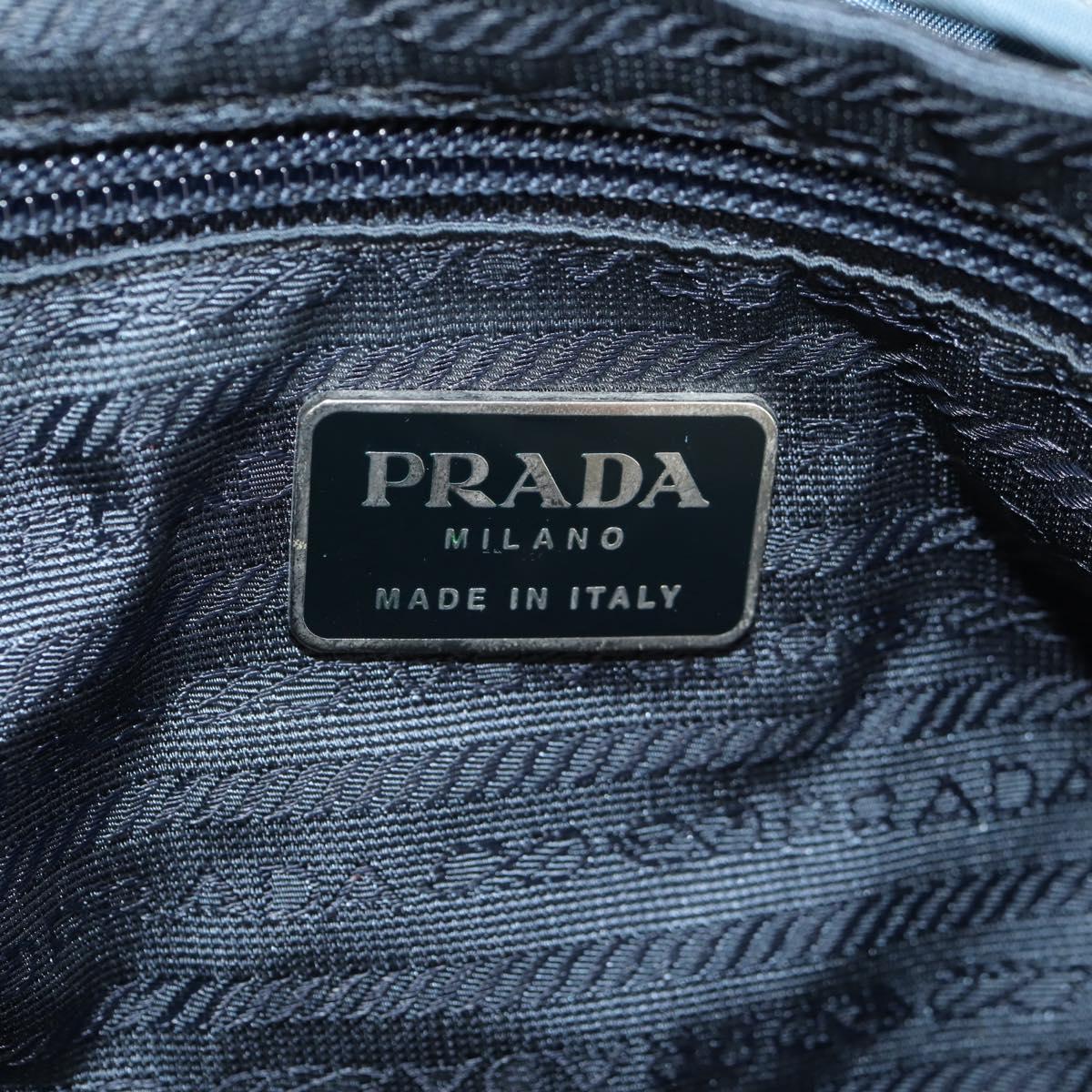 PRADA Backpack Nylon Light Blue Auth 150441
