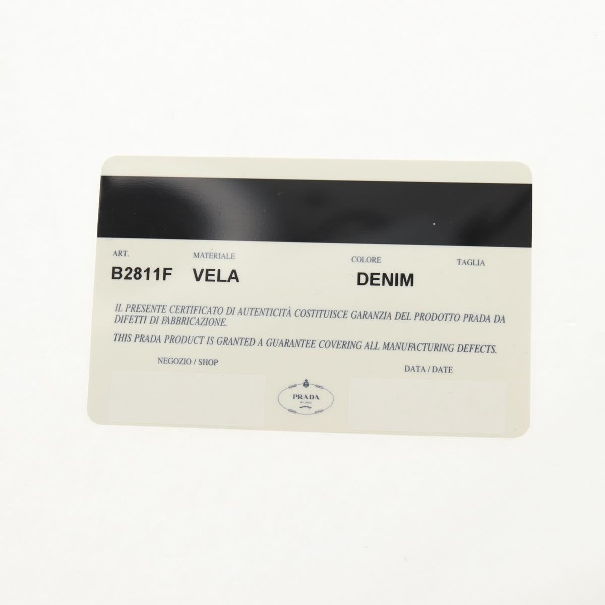 PRADA Backpack Nylon Light Blue Auth 150441