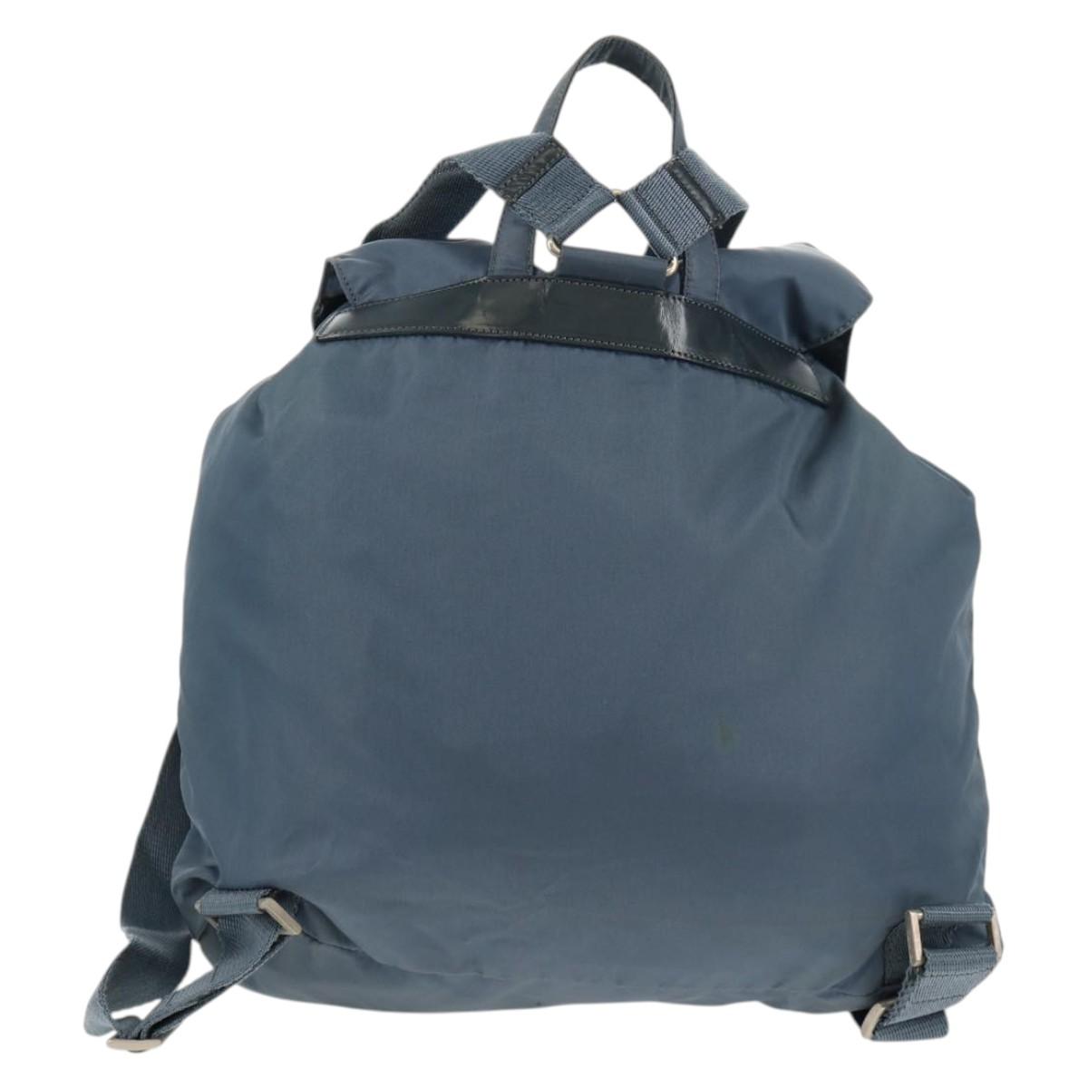 PRADA Backpack Nylon Light Blue Auth 150441