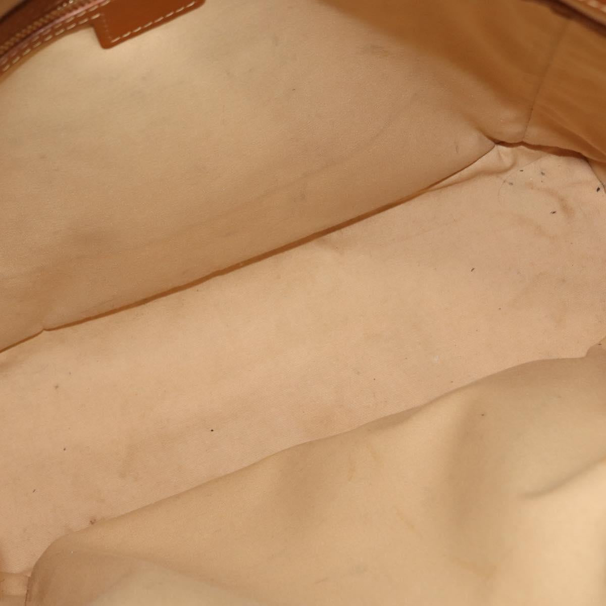 LOUIS VUITTON Monogram Mini Lucille GM Tote Bag Beige M92683 LV Auth 150454