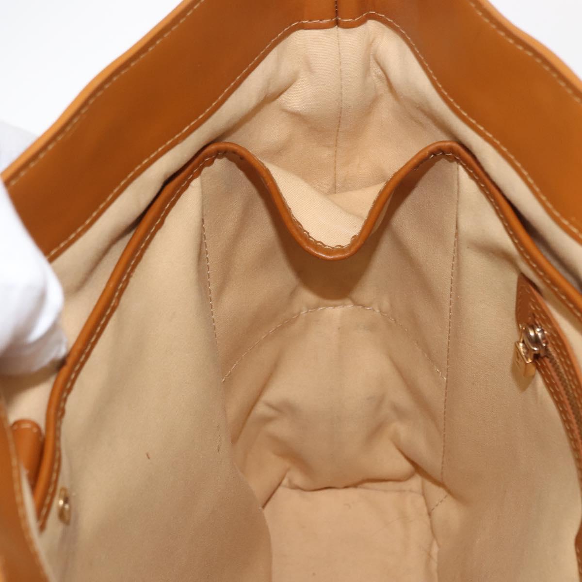 LOUIS VUITTON Monogram Mini Lucille GM Tote Bag Beige M92683 LV Auth 150454