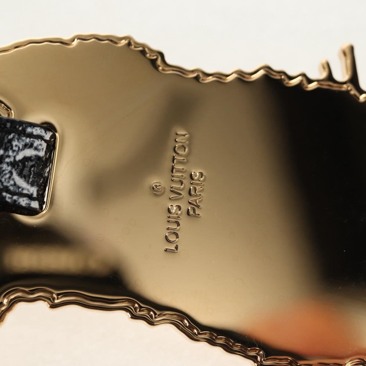 LOUIS VUITTON Catgram Flying Cat Bijoux Sac metal Gold MP2284 LV Auth 150470M