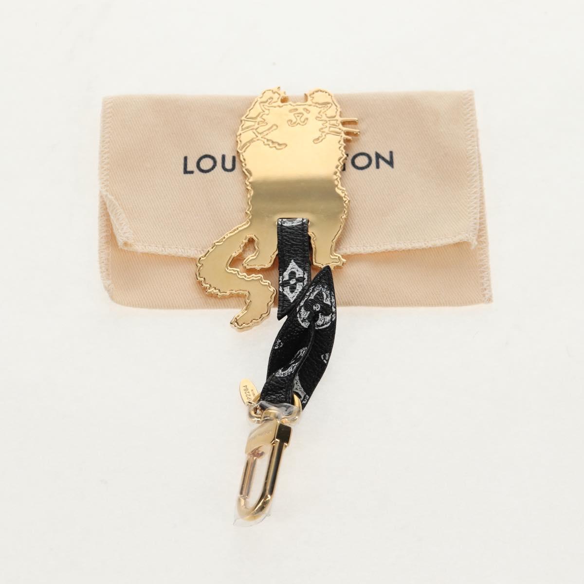 LOUIS VUITTON Catgram Flying Cat Bijoux Sac metal Gold MP2284 LV Auth 150470M