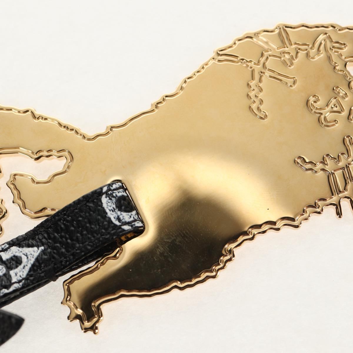 LOUIS VUITTON Catgram Flying Cat Bijoux Sac metal Gold MP2284 LV Auth 150470M