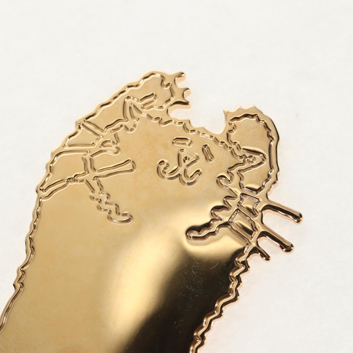 LOUIS VUITTON Catgram Flying Cat Bijoux Sac metal Gold MP2284 LV Auth 150470M