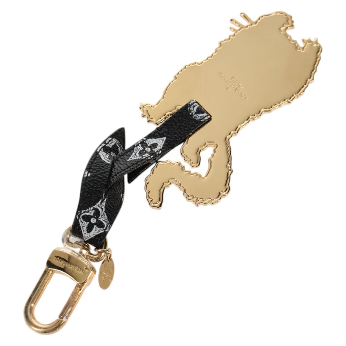 LOUIS VUITTON Catgram Flying Cat Bijoux Sac metal Gold MP2284 LV Auth 150470M