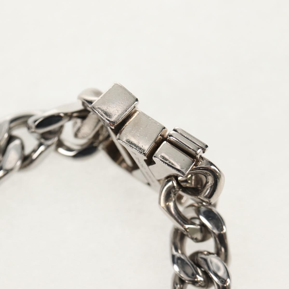 LOUIS VUITTON LV Chain Bracelet Bracelet metal Silver M0919L LV Auth 150471M