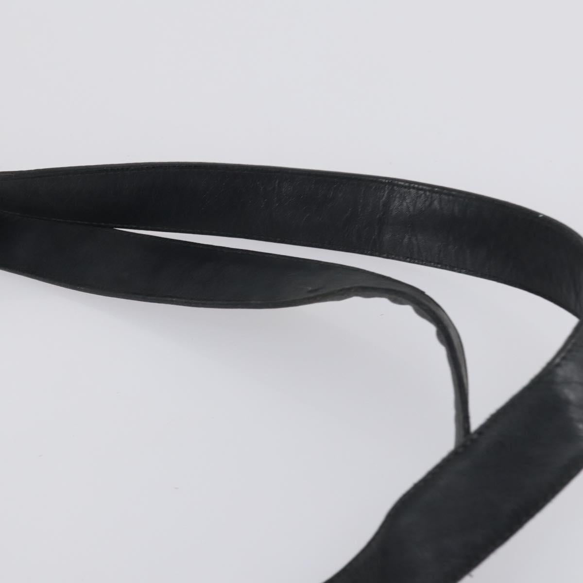 Salvatore Ferragamo Celine Hand Bag Nylon Leather 2 Set Black Auth 150480