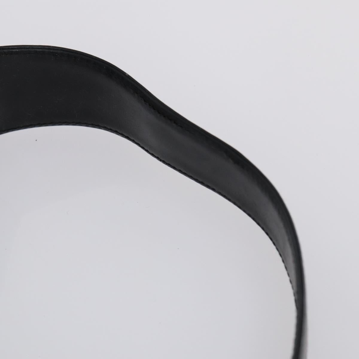 GUCCI GG Canvas Shoulder Bag Leather 3 Set Beige Black Auth 150481