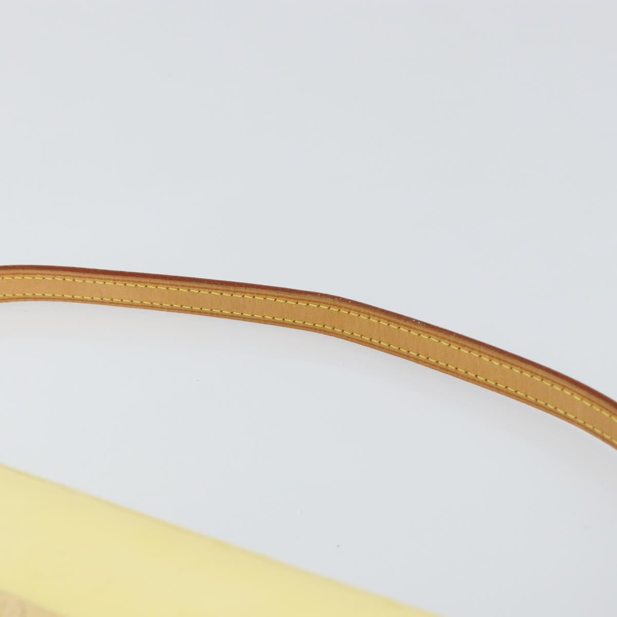 LOUIS VUITTON Monogram Vernis Malibu Street Bag Perle M91507 LV Auth 150502