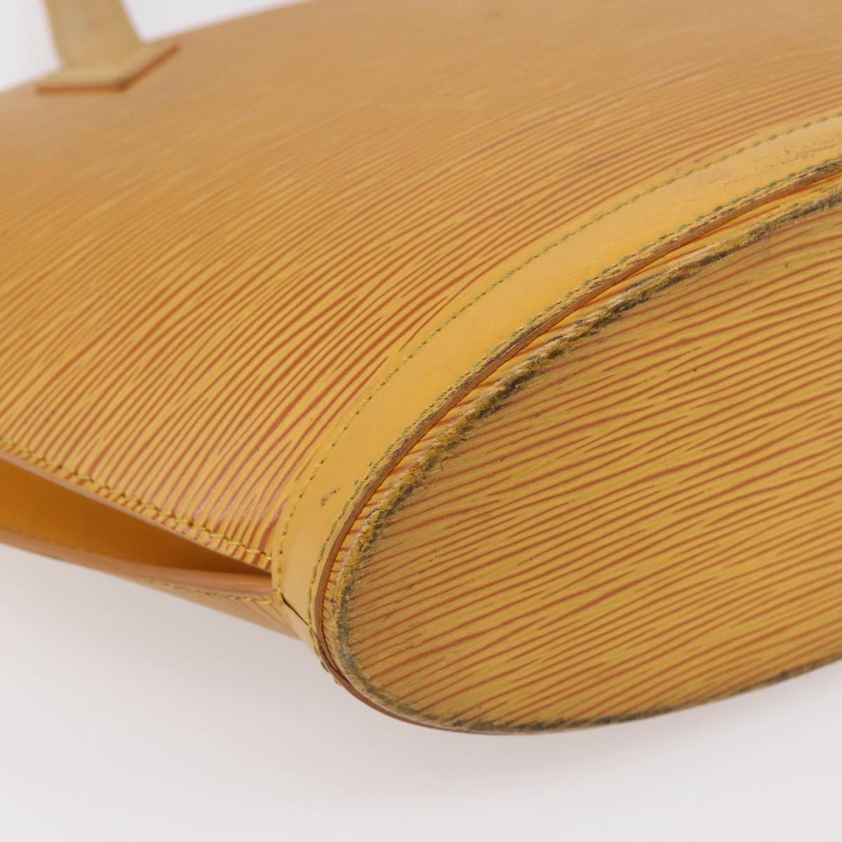 LOUIS VUITTON Epi Saint Jacques Hand Bag Yellow M52279 LV Auth 150504