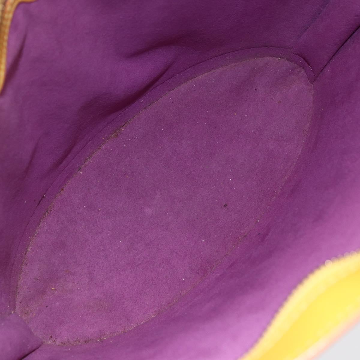 LOUIS VUITTON Epi Saint Jacques Hand Bag Yellow M52279 LV Auth 150504