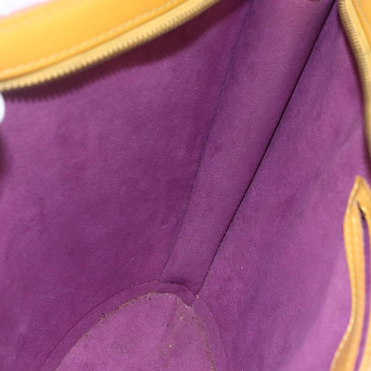 LOUIS VUITTON Epi Saint Jacques Hand Bag Yellow M52279 LV Auth 150504