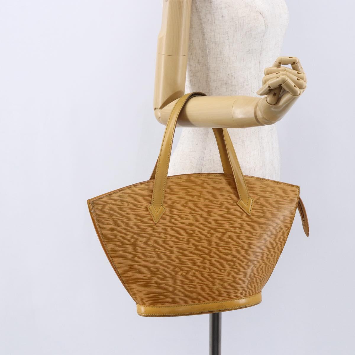 LOUIS VUITTON Epi Saint Jacques Hand Bag Yellow M52279 LV Auth 150504