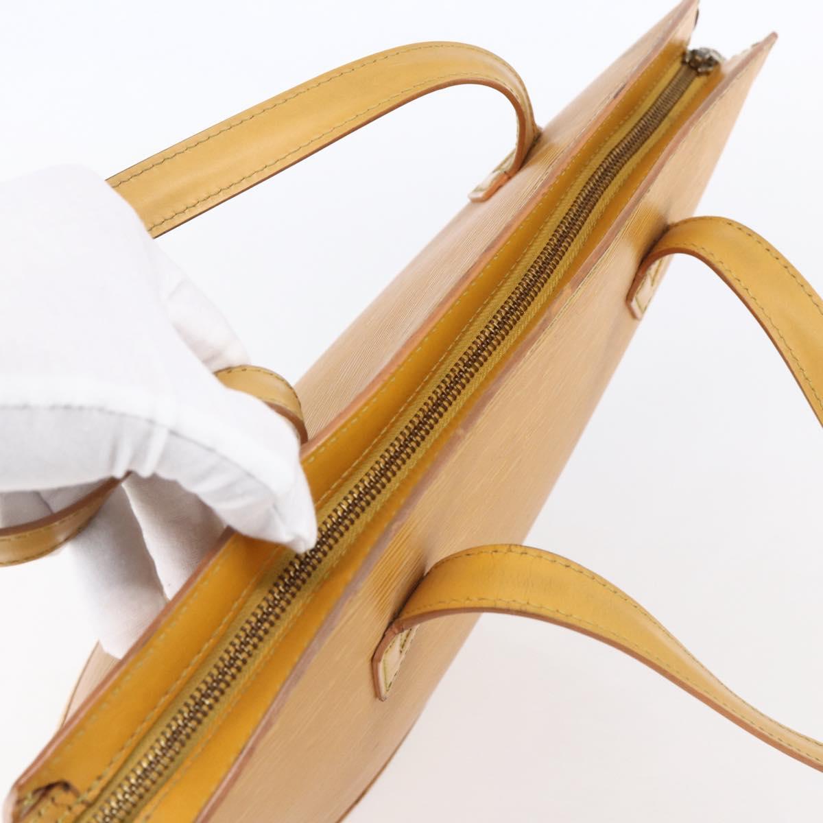 LOUIS VUITTON Epi Saint Jacques Hand Bag Yellow M52279 LV Auth 150504